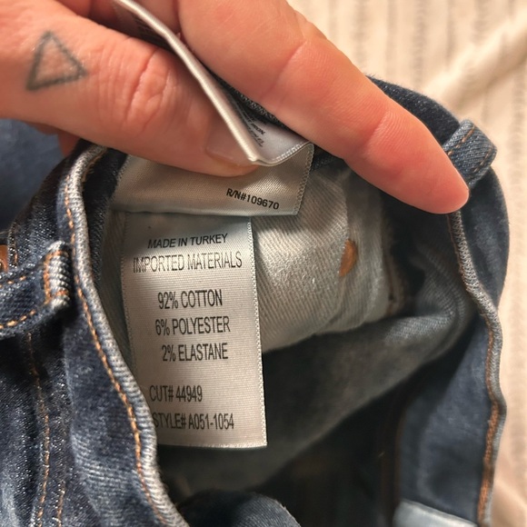 Agolde jeans 27 blue skinny jeans hi rise - Picture 4 of 4